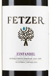 Fetzer Zinfandel - вино Фетцер Зинфандель 0.75 л красное полусухое