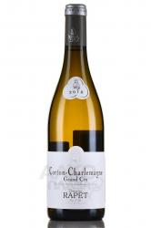 Corton-Charlemagne Grand Cru AOC - вино Кортон-Шарлемань Гран Крю АОС 0.75 л белое сухое Домен Рапэ Пэр э Фис