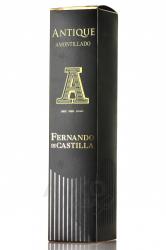 Sherry Fernando de Castilla Antique Amontillado in tube - херес Фернандо де Кастилья Антик Амонтильядо 0.5 л в тубе