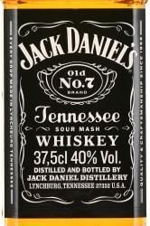 Jack Daniel`s Tennessee - виски Джек Дэниелс Теннесси 0.375 л