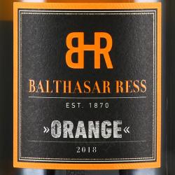 вино Balthasar Ress Orange 0.75 л белое сухое этикетка