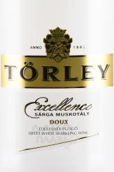 Torley Excellence Sarga Muskotaly - вино игристое Тёрлей Экселленс Сарга Мускотали 0.75 л белое сладкое