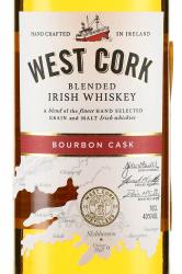 West Cork Bourbon Cask - виски Вест Корк Бурбон Каск 0.7 л