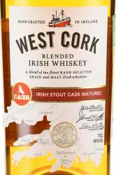 West Cork Irish Stout Cask Matured - виски Вест Корк Айриш Стаут Каск Мэйчурд 0.7 л