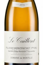 вино Puligny-Montrachet Premier Cru Le Cailleret AOC 1.5 л белое сухое этикетка