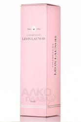 Leon Launois Brut Rose - шампанское Леон Лонуа Брют Розе 0.75 л розовое брют в п/у