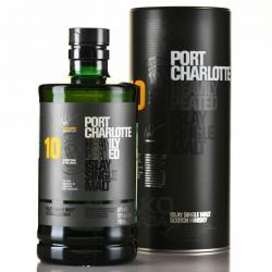 Port Charlotte Bruichladdich 10 Years Old - виски Порт Шарлотт 10 лет Бруклади 0.7 л в тубе