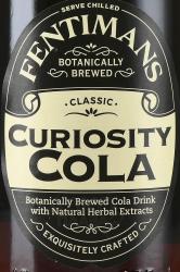 Fentimans Curiosity Cola - лимонад Фентиманс Любопытная Кола 0.275 л стекло этикетка
