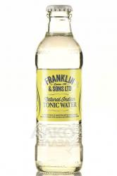 Franklin & Sons Natural Indian Tonic - тоник Франклин Энд Санс Нэйчрал Индиан 0.2 л безалкогольный газированный