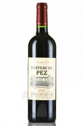 вино Chateau de Pez Saint-Estephe 0.75 л красное сухое