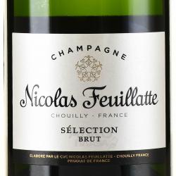 Brut Selection Nicolas Feuillatte - шампанское Брют Селексьон Николя Фейатт 0.75 л белое брют в метал.тубе