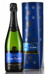 Brut Reserve Exclusive Nicolas Feuillatte - шампанское Брют Резерв Эксклюзив Николя Фейатт 0.75 л белое брют в метал.тубе