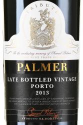 Palmer Late Bottled Vintage Porto - портвейн Палмер Лэйт Боттлед Винтаж Порто 2013 год 0.75 л красный