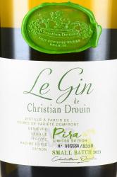 Le Gin de Christian Drouin Pira 0.7 л этикетка