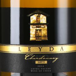 вино Leyda Chardonnay Lot 5 0.75 л этикетка