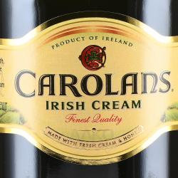 Carolans Irish Cream - ликер эмульсионный Кэроланс Айриш Крим 0.5 л