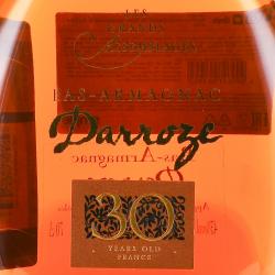 Darroze Bas-Armagnac Les Grands Assemblages 30 Ans d`Age - арманьяк Дарроз Баз-Арманьяк Ле Гран Ассамбляж 30 лет 0.7 л в п/у декантер