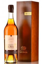 Armagnac Chateau de Laubade 2000 wood box - арманьяк Шато де Лобад 2000 года 0.7 л в д/у