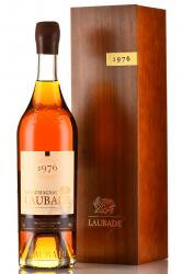 Armagnac Chateau de Laubade 1976 wood box - арманьяк Шато де Лобад 1976 года 0.7 л в д/у