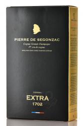 Pierre de Segonzac Grande Champagne 1er Cru Extra Tres Vieille Reserve - коньяк Пьер де Сегонзак Гранд Шампань Премьер Крю Экстра Тре Вьей Резерв 0.7 л в п/у