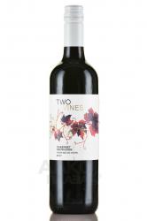 вино Two Vines Cabernet Sauvignon 0.75 л 