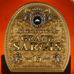 Grand Sargis - коньяк Гранд Саргис 15 лет 0.5 л в п/у