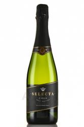 Selecta Cava Brut Nature - вино игристое Селекта Кава Брют Натюр 0.75 л белое экстра брют