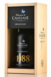 Marquis de Caussade 1988 - арманьяк Маркиз де Коссад 1988 года 0.7 л