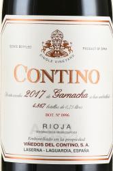 вино Contino Garnacha 0.75 л этикетка
