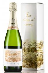 La Vida al Camp Cava Brut Gift Box - игристое вино Ла Вида аль Камп Кава Брют 0.75 л в п/у