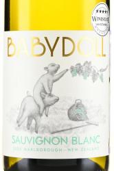 вино Baby Doll Sauvignon Blanc Marlborough 0.75 л этикетка