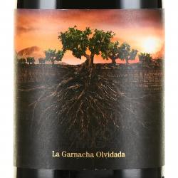 вино La Garnacha Olvidada De Aragon 0.75 л красное сухое этикетка