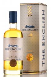 English Whisky Smokey Single Malt gift box - виски Инглиш Смоки Сингл Молт 0.7 л в п/у