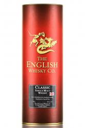 Whisky English Classic Single Malt in tube - виски Инглиш Классик Сингл Молт 0.7 л в тубе