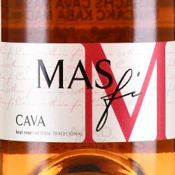 Josep Masachs DO Cava Catalunya Masfi Rosado - игристое вино Джозеф Масакс ДО Кава Каталунья Масфи Росадо 0.75 л