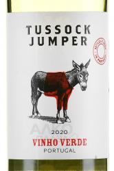 португальское вино Tussock Jumper Vinho Verde 0.75 л белое полусухое этикетка