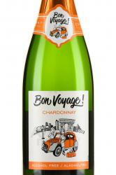 Bon Voyage Chardonnay - вино безалкогольное игристое Бон Вояж Шардоне 0.75 л белое сладкое