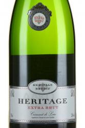 Marc Bredif Heritage Cremant de Loire Extra Brut AOC - вино игристое Эритаж Креман де Луар Экстра Брют АОС 0.75 л белое экстра брют