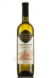 Tabla Alazani Valley - вино Табла Алазанская Долина 0.75 л белое полусладкое