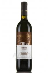 Elibo Alazani red semi-sweeet - вино Элибо Алазани 0.75 л красное полусладкое