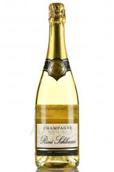 Rene Schloesser Brut Chardonnay - шампанское Рене Шлоссер Брют Шардоне 0.75 л