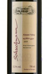 вино Schuchmann Alazani Valley 0.75 л этикетка