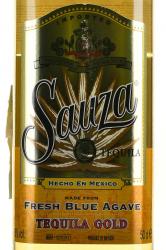 текила Sauza Gold 0.5 л этикетка