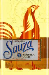 текила Sauza Gold 1 л этикетка