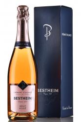 Cremant d’Alsace Bestheim Brut Roze - вино игристое Креман д’Эльзас Бестхайм Брют Розе 0.75 л розовое брют в п/у