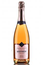 Cremant d’Alsace Bestheim Brut Roze - вино игристое Креман д’Эльзас Бестхайм Брют Розе 0.75 л розовое брют в п/у