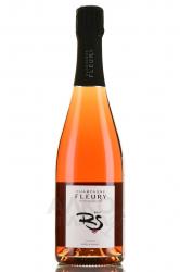 Fleury Rose de Saignee Brut - шампанское Флери Розе де Сене 0.75 л розовое экстра брют