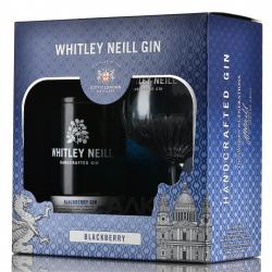 Whitley Neill Blackberry - джин Уитли Нейл со вкусом Ежевики 0.7 л + бокал в п/у