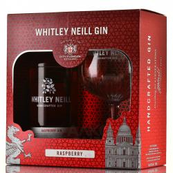 Whitley Neill Raspberry - джин Уитли Нейл Распберри со вкусом малины 0.7 л + бокал в п/у