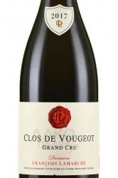 Domaine Francois Lamarche Clos De Vougeot Grand Cru - вино Кло де Вужо Гран Крю Домен Франсуа Ламарш 0.75 л красное сухое
